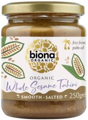 Акція на Тахіні Biona Organic з цільного Кунжуту з сіллю Органік 200 г від Rozetka