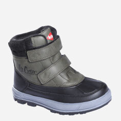 Акция на Черевики демісезонні дитячі Lee Cooper LCJ-23-01-2058K 34 Хакі от Rozetka