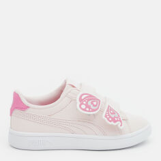 Акція на Кеди дитячі Puma Smash 3.0 Bfly V PS 39480301 30 (11.5) Frosty Pink/Strawberry Burst/Puma White/Puma Silver від Rozetka