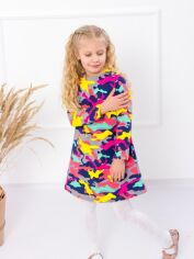 Акція на Дитяче плаття для дівчинки Носи своє 6004-055 128 см Камуфляж кольоровий (p-5646-65729) від Rozetka