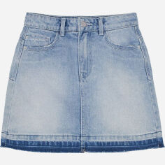 Акция на Спідниця джинсова міні літня жіноча Pimkie XAZ420002OBXE 34 Біла з синім от Rozetka