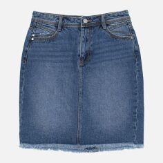Акция на Спідниця джинсова міні літня пряма жіноча Pimkie XAZ420003XRCY 38 Синя от Rozetka