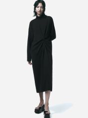 Акція на Плаття міді осіннє жіноче Zara 344964645 S Чорне від Rozetka