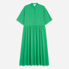 Акция на Сукня-сорочка міді літня жіноча Monki mnk05300005 S Зелена от Rozetka