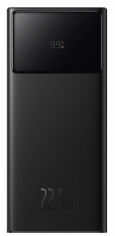 Акція на Baseus Power Bank 30000mAh Star-Lord Digital Fast Charge 22.5W Black (PPXJ060101) від Y.UA