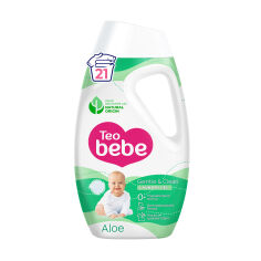 Акція на Гель для прання Teo Bebe Gentle & Clean Aloe для дитячих речей, 21 цикл прання, 945 мл від Eva