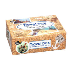 Акція на Серветки паперові Silken Travel Box у коробці, 2-шарові, 100 шт від Eva