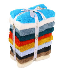Акция на Набор махровых полотенец Colorful 30х55см Hobby (10 шт) 30х55 см (10 полотенец в упаковке) от Podushka