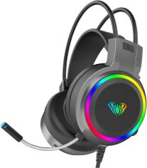 Акція на Навушники Aula S608 Wired gaming headset від Rozetka