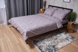 Акція на Комплект постільної білизни Moon&Star Бязь Gold Люкс Graphite King Size 220x240 см наволочки 2х70х70 см (MS-820004097) від Rozetka