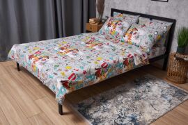 Акція на Комплект постільної білизни Moon&Star Бязь Gold Люкс Dream Patrol King Size 220x240 см наволочки 4х50х70 см (MS-820003993) від Rozetka