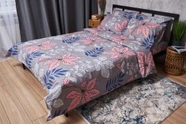Акція на Комплект постільної білизни Moon&Star Бязь Gold Люкс Fossil Євро 200х220 см наволочки 4х70х70 см (MS-820004179) від Rozetka