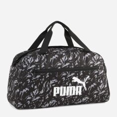 Акція на Спортивна сумка тканинна Puma Phase AOP Sports Bag 07995007 Сіра від Rozetka