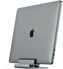 Акція на Satechi Aluminum Dual Vertical Laptop Stand Space Gray для iPad/MacBook (ST-ADVSM) від Y.UA