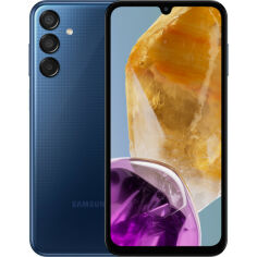 Акція на Смартфон Samsung Galaxy M15 4/128Gb 5G Dark Blue (SM-M156BDBUEUC) від Comfy UA