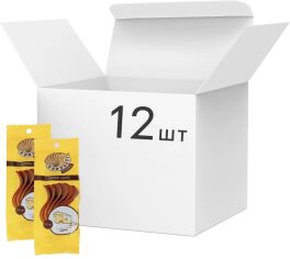 Акція на Упаковка сухарів-грінок Хвилясті Житньо-пшеничні зі смаком Сиру 75 г х 12 шт від Rozetka