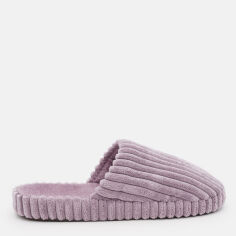 Акція на Жіночі домашні капці із закритим носком FX shoes Лотос 7306 37 24 см Бузкові від Rozetka