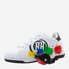 Акція на Дитячі роликові кросівки для хлопчика Breezy Rollers 2180370 32 Білий/Чорний/Червоний від Rozetka