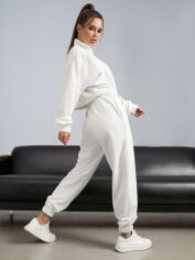 Акція на Спортивний костюм жіночий ISSA PLUS 14473 XL Білий від Rozetka