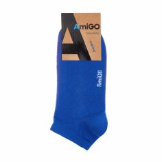 Акція на Шкарпетки чоловічі AmiGO F05 спортивні, яскраво-сині, розмір 29 від Eva