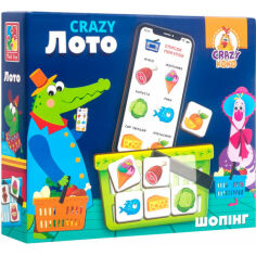 Акція на Настільна гра класична (5-7 років) Vladi Toys Crazy Лото укр. (VT8055-09) від Comfy UA