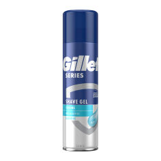Акция на Гель для бритья Gillette Series Охлаждающий с эвкалиптом 200мл от Podushka