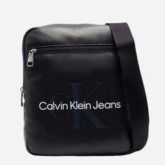 Акція на Сумка крос-боді через плече чоловіча Calvin Klein JEANS CKRK50K510203BDS Чорна від Rozetka