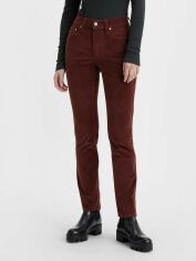 Акція на Штани жіночі Levi`s 270097818 W26 L32 Бордові від Rozetka