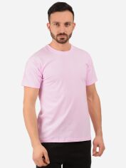 Акція на Футболка бавовняна довга чоловіча Fruit of the loom Valueweight 61036052 2XL Світло-рожева від Rozetka