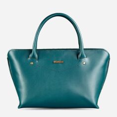 Акция на Жіноча шкіряна сумка BlankNote Midi BN-BAG-24-malachite Малахіт от Rozetka