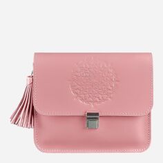 Акция на Сумка крос-боді жіноча шкіряна BlankNote Бохо Лілу BN-BAG-3-pink-peach Рожевий персик от Rozetka