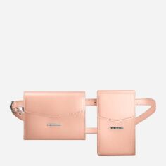 Акція на Набір сумок жіночих шкіряних BlankNote BN-BAG-38 Рожевий від Rozetka