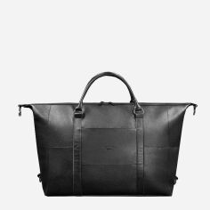 Акция на Чоловіча сумка шкіряна BlankNote BN-BAG-41-noir Чорна от Rozetka