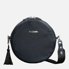Акція на Сумка крос-боді жіноча шкіряна BlankNote bn-bag-23 Navy від Rozetka