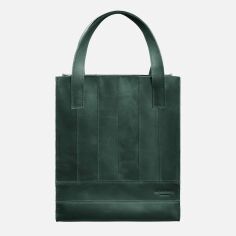 Акція на Жіноча сумка шкіряна BlankNote bn-bag-10-iz Зелена від Rozetka