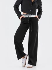 Акція на Спортивні штани жіночі Dressa 66005 42 Чорні від Rozetka