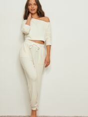Акція на Піжамні штани жіночі з віскози NA-KD 1659-000113-0332 S Молочні від Rozetka