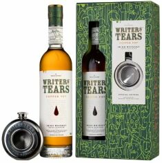 Акция на Виски Pure Pot Still Writers Tears Irish Whiskey в подарочной упаковке с флягой 0.7 л 40% (AS8000010739360) от Stylus