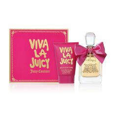 Акція на Парфумований набір жіночий Juicy Couture Viva La Juicy (парфумована вода, 100 мл + крем-суфле для тіла, 125 мл) від Eva