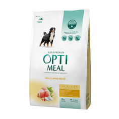 Акция на Сухий корм для собак Optimeal для великих порід з куркою, 4 кг от Eva