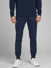 Акція на Спортивні штани чоловічі Jack & Jones 12165322-62038 XL Темно-сині від Rozetka