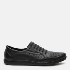 Акция на Туфлі Prime Shoes 545 Black Leather 15-545-30118 44 29 см Чорні от Rozetka