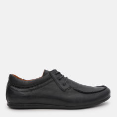 Акция на Чоловічі туфлі Prime Shoes 13-340-30110 43 28.5 см 340 Black Leather от Rozetka