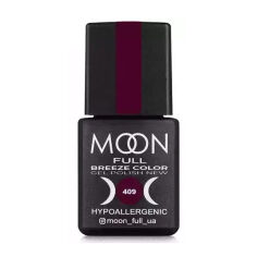 Акция на Гель-лак для нігтів Moon Full Breeze Color Gel Рolish 409 Темно-малиновий, 8 мл от Eva