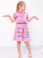 Акція на Дитяче літнє плаття для дівчинки Носи Своє 6089-001-33 86 см Рожевий (зайчики) (p-3200-112604) від Rozetka