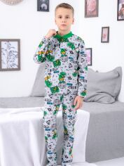 Акция на Дитяча піжама для хлопчика Носи Своє 6077-002-4 116 см Космос (Astro-Dino) (p-2993-149825) от Rozetka