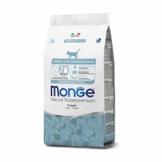 Акція на Сухий корм Monge Kitten Monoprotein для кошенят (від 1 до 12 місяців), зі смаком форелі, 1.5 кг від Eva