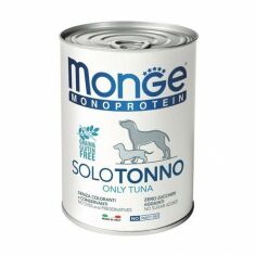 Акція на Вологий корм для собак Monge Monoprotein Solo зі смаком тунця, 400 г від Eva
