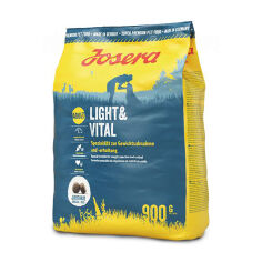 Акція на Сухий корм для дорослих собак Josera Light & Vital для зниження та утримання ваги, 900 г від Eva