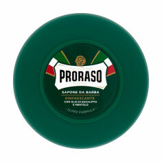Акция на Тонізувальне мило для гоління Proraso Green Line Refreshing Soap з екстрактом евкаліпта та ментолом, 75 мл от Eva